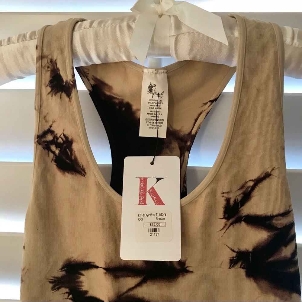 CRUSH LOUNGE | Espresso The Dye Racerback Dress